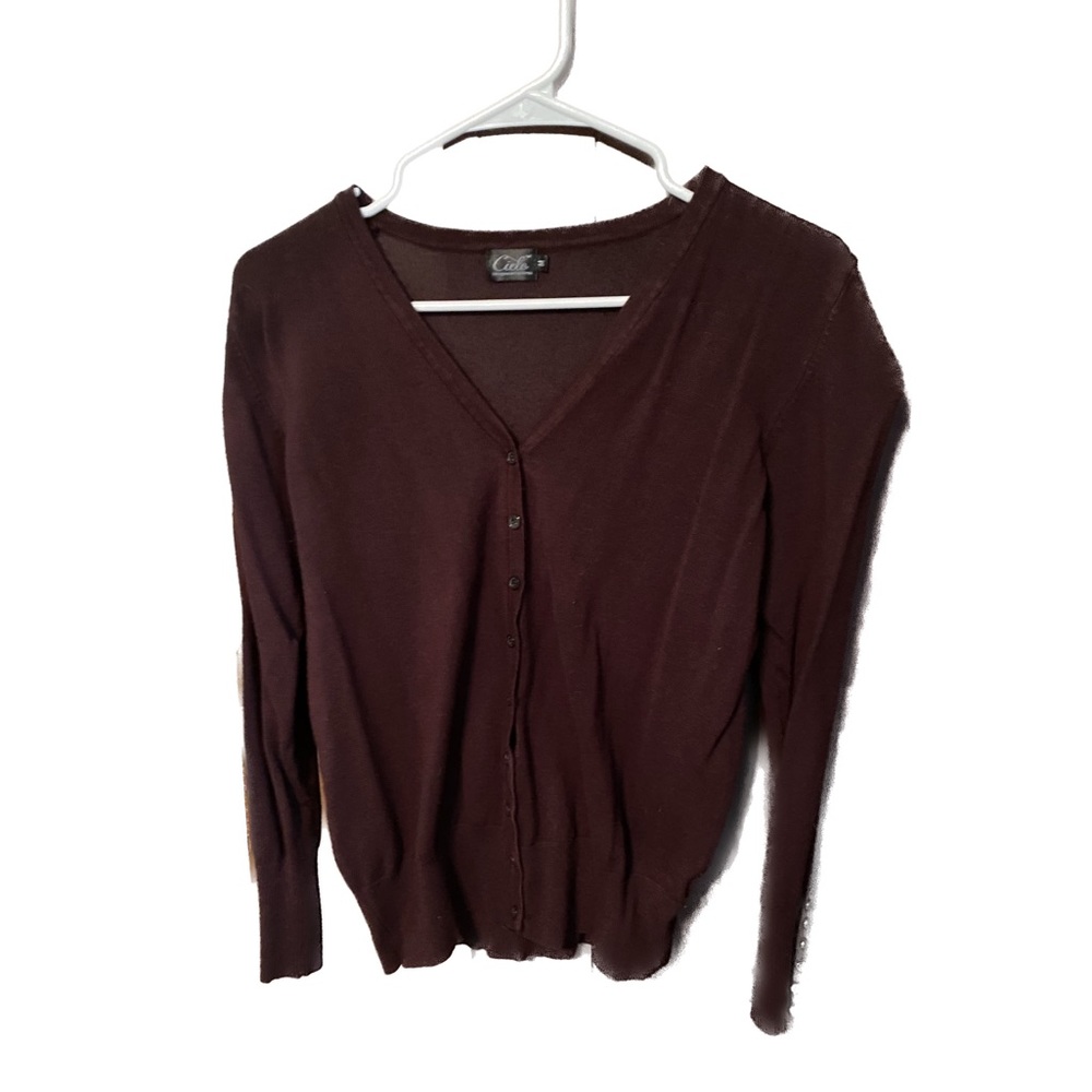 Button up sweater
